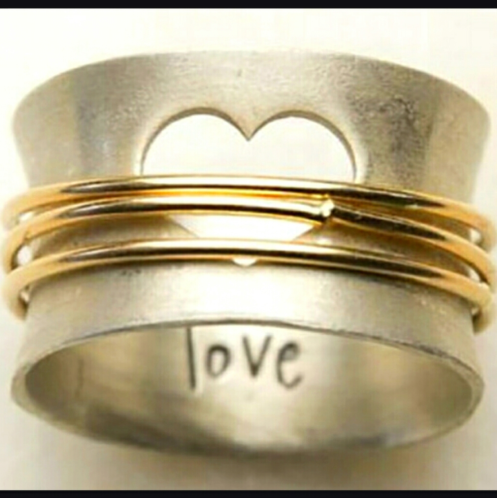 Sterling Silver Love Ring
